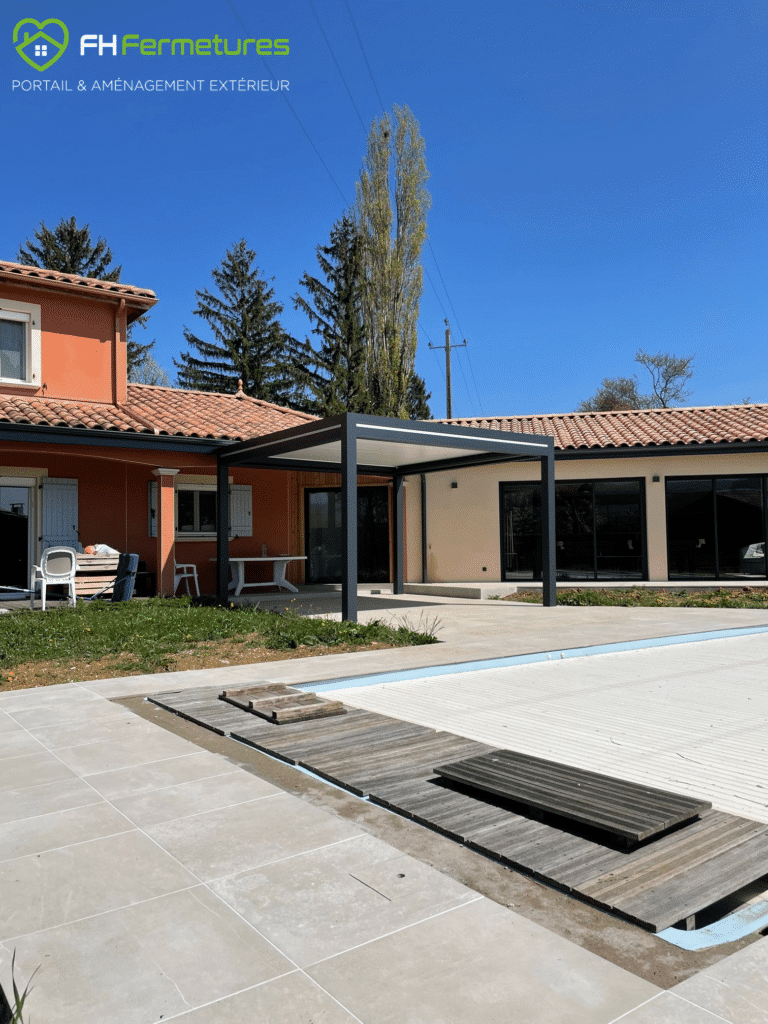 FH Fermetures | Pergola bioclimatique Villefranche