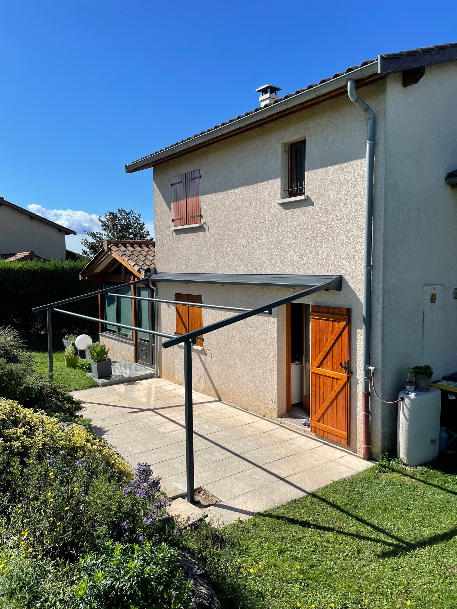 Pergola à toile