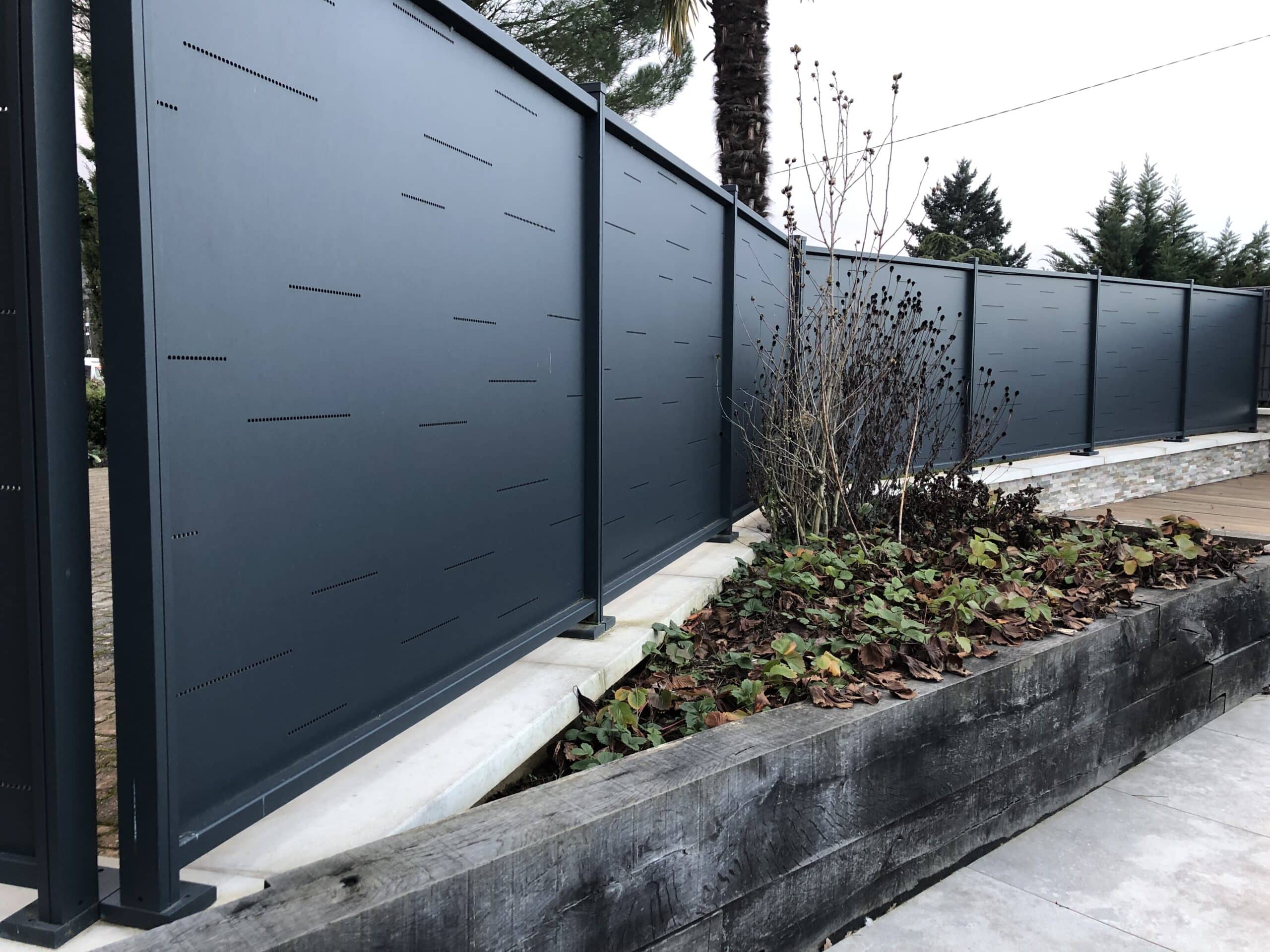 Barrière de piscine en alu