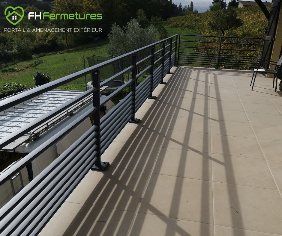 Garde-corps aluminium Villefranche