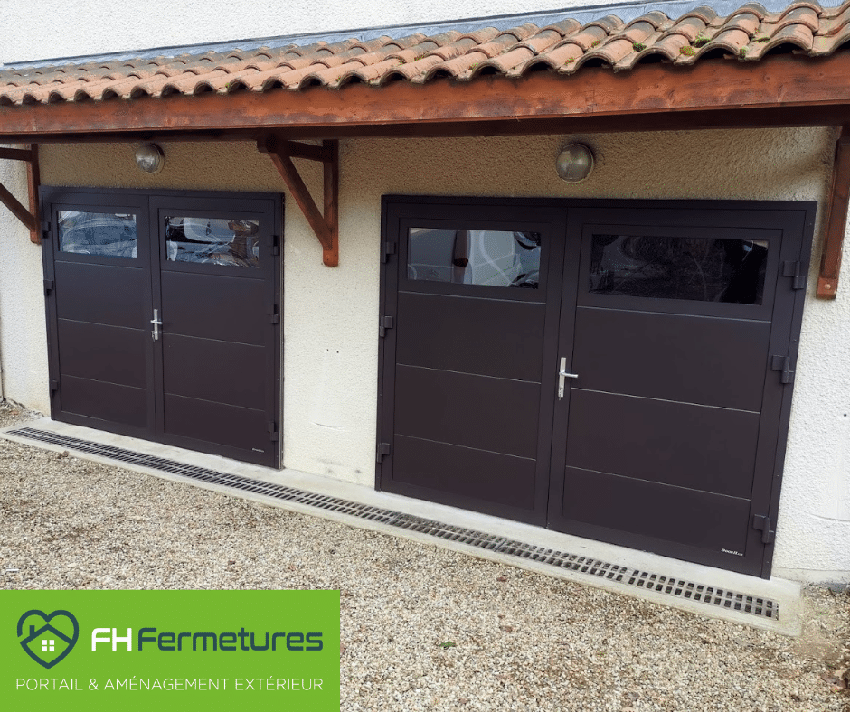 Portes de garage battantes Villefranche