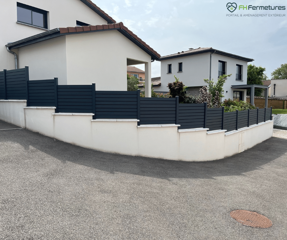 Clôture Brise vue en aluminium