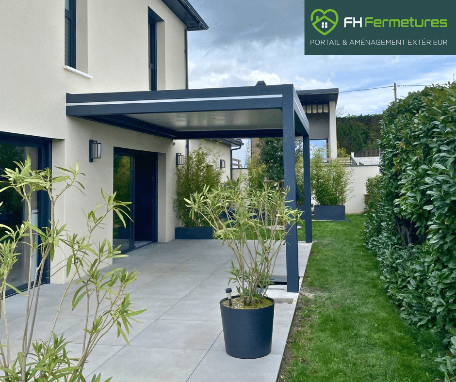 Pergola à Neuville Sur Saone