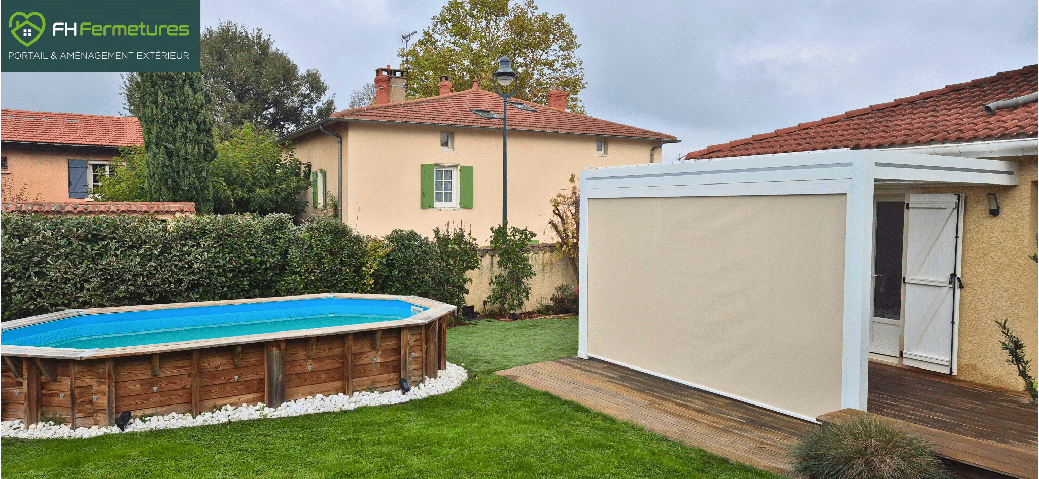 Installation pergola à Dommartin
