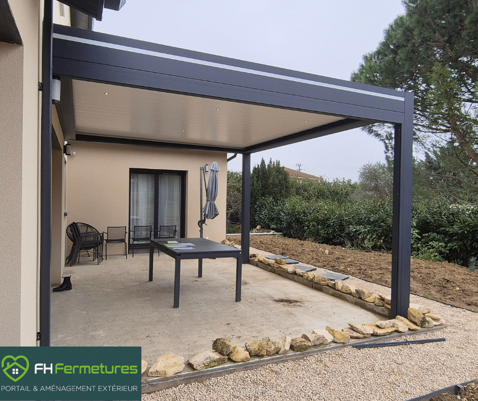 Installation pergola à Lucenay