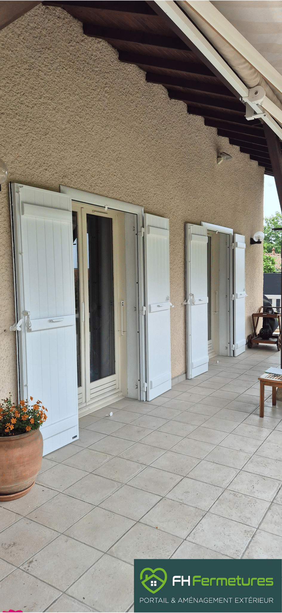 Volets battants alu à Chazay d’Azergues