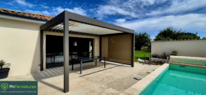 FH Fermetures | pergola bioclimatique creche sur saone
